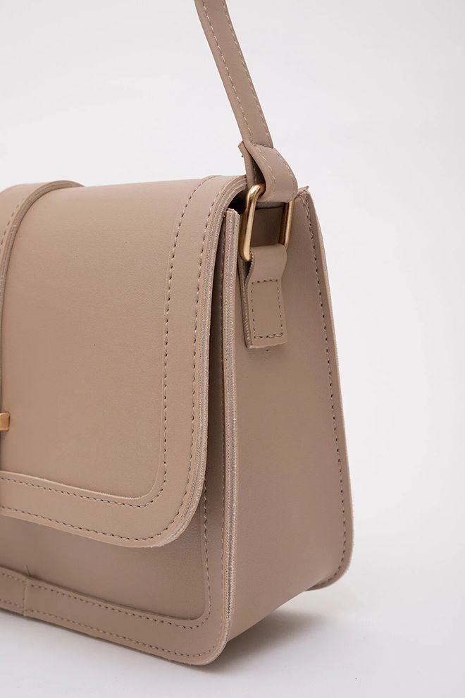 Mina Fashion Bolso De Mano Brazo Y Hombro De Cuero Artificial Con Bolsillo Interno Con Cremallera Y Cierre A Presión Ropa al por mayor 4