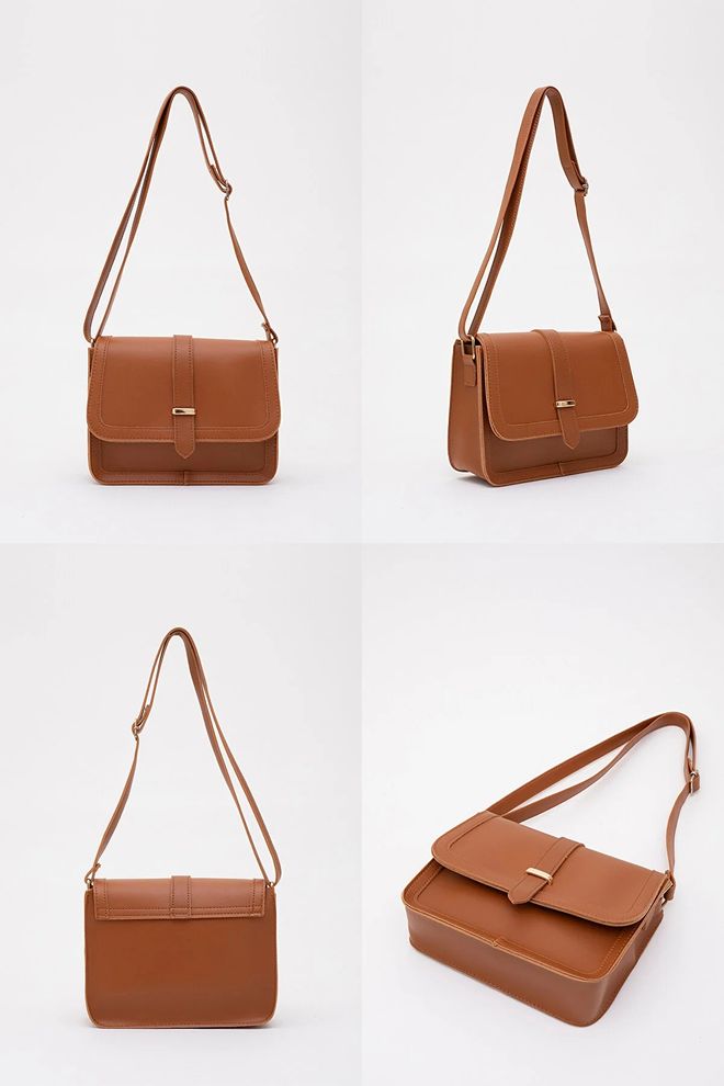 Mina Fashion Bolso De Mano Brazo Y Hombro De Cuero Artificial Con Bolsillo Interno Con Cremallera Y Cierre A Presión Ropa al por mayor 7