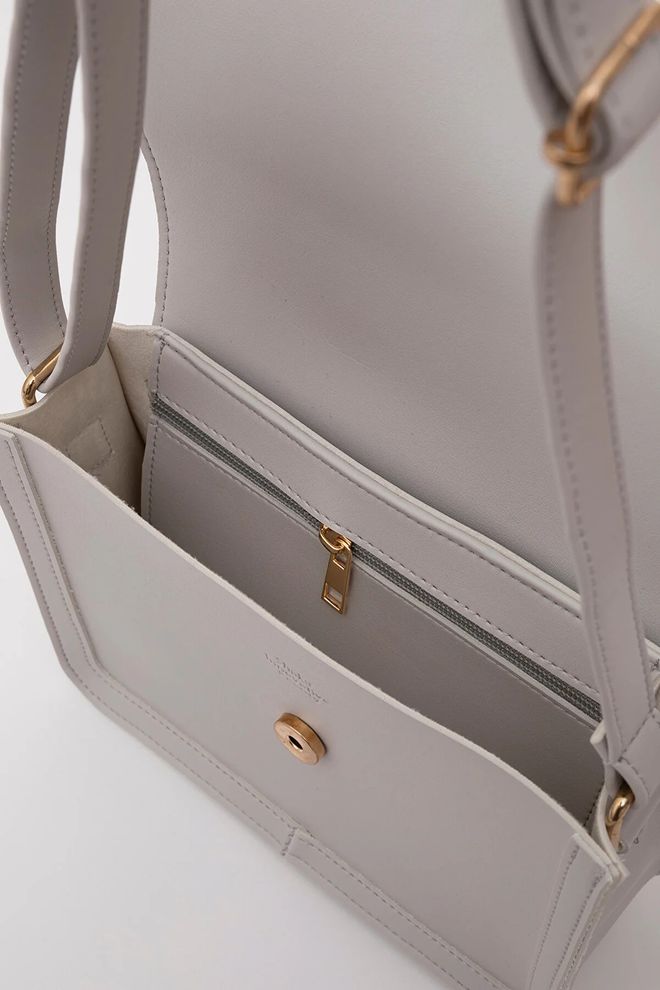 Mina Fashion Bolso De Mano Brazo Y Hombro De Cuero Artificial Con Bolsillo Interno Con Cremallera Y Cierre A Presión Ropa al por mayor 6