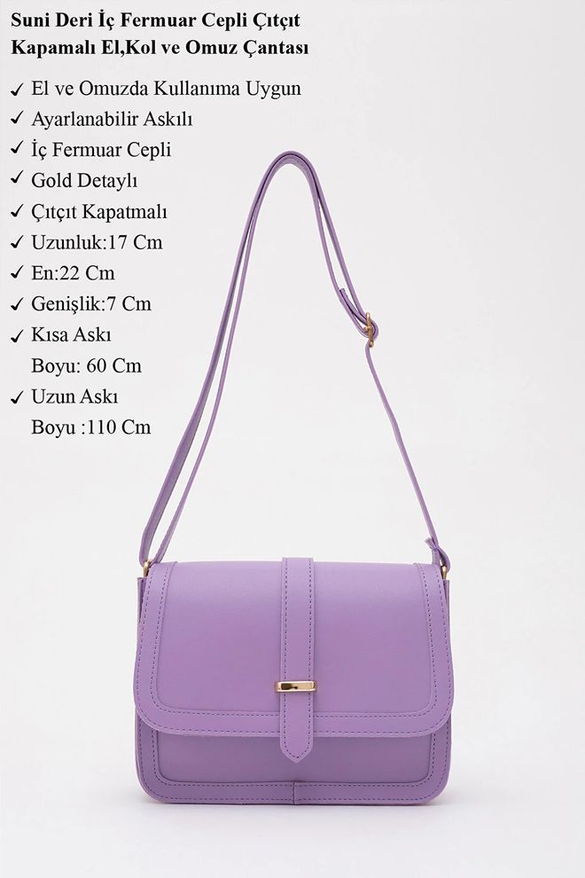 Mina Fashion Bolso De Mano Brazo Y Hombro De Cuero Artificial Con Bolsillo Interno Con Cremallera Y Cierre A Presión Ropa al por mayor 2