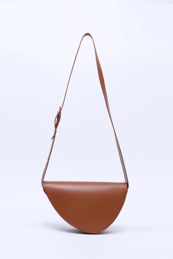 Mina Fashion Bolsa De Mão E Ombro Assimétrica De Couro Sintético Com Compartimento Único E Fechos De Pressão Roupas por atacado 0