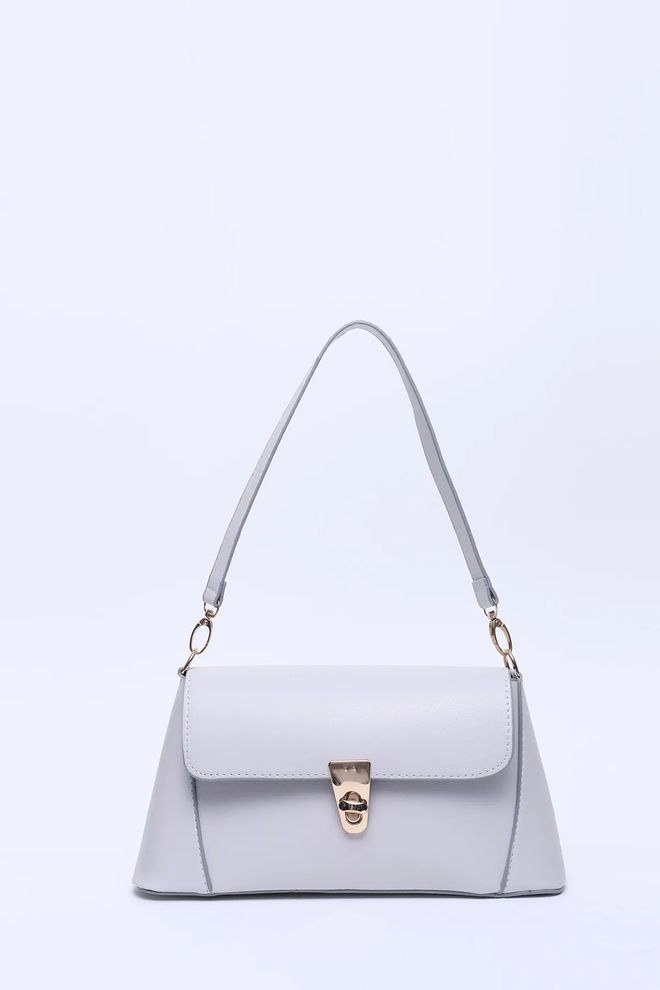 Mina Fashion Bolso De Mano Y Bolso De Hombro Con Un Solo Compartimento Detalle De Cierre De Piel Sintética Y Correa Estándar Ropa al por mayor 0