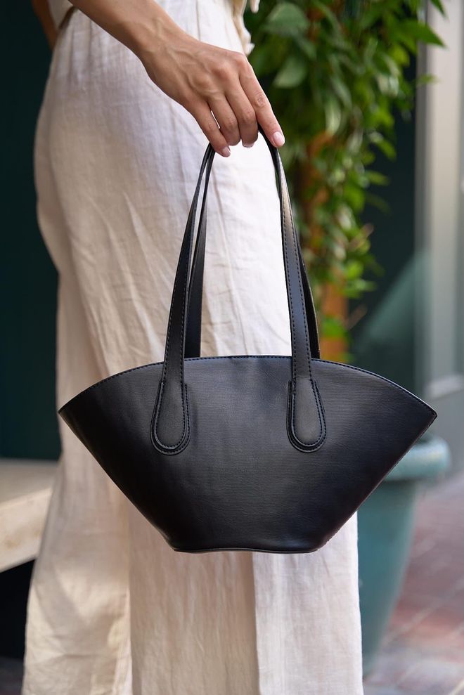 Mina Fashion Shopper In Leerlook Groothandel Kleding Winter