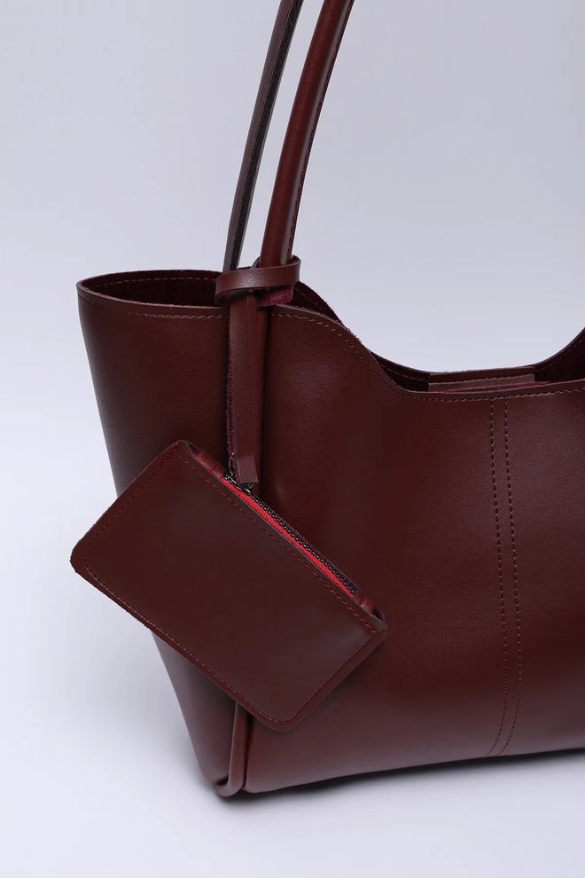 Mina Fashion Bolsa Feminina De Mão E Ombro Com Fecho De Pressão Carteira De Couro Sintético E Bolsa De Maquiagem Roupas por atacado 4