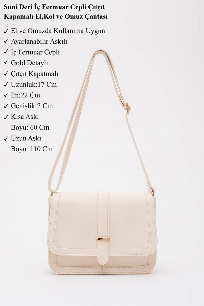 Mina Fashion حقيبة يد من الجلد الصناعي وحقيبة كتف مع جيب داخلي بسحاب ومشبك تثبيت ملابس بالجملة 2