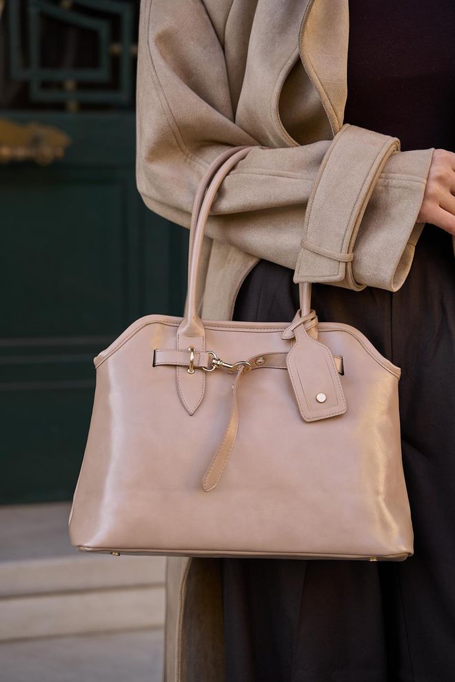 Mina Fashion Ретро Чанта С Колан Дрехи на едро 0