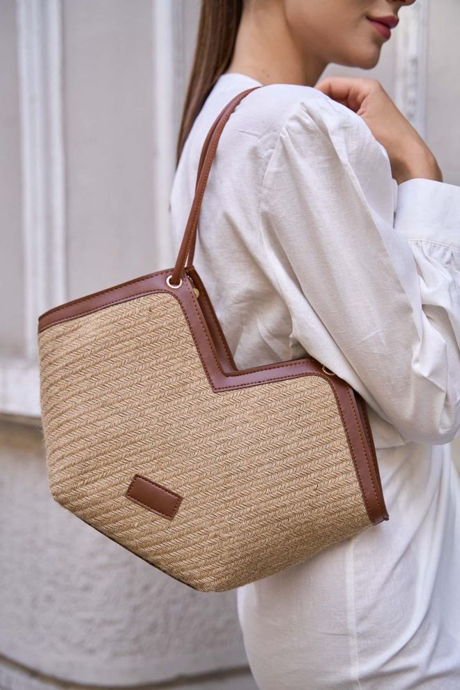 Mina Fashion Zippered Tote Bag Wholesale Clothing 2