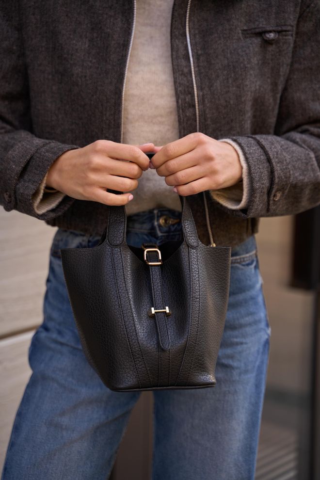 Mina Fashion Bolsa De Cesta Com Acessório De Bloqueio Roupas por atacado 0