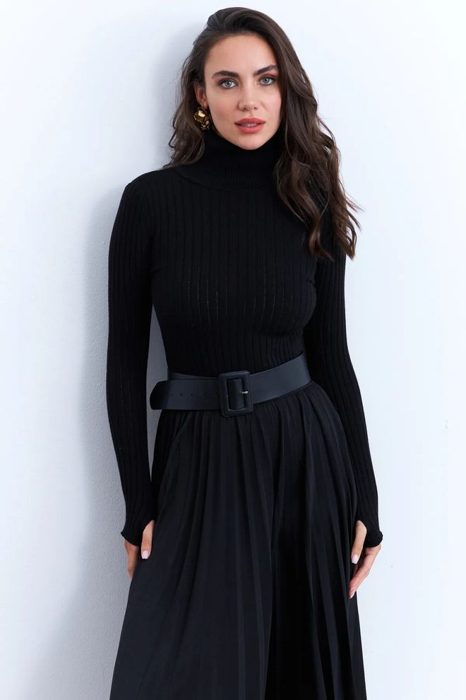 Mina Fashion Women's Turtleneck Sweater Blouse Wholesale Clothing Casual