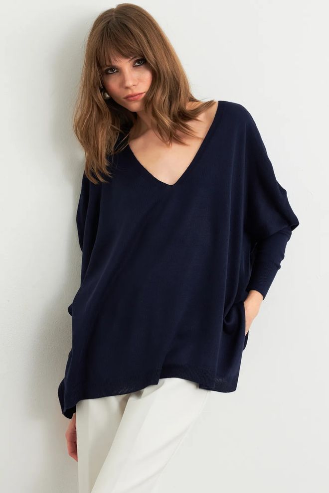 Mina Fashion Camicetta Da Donna Con Scollo A V E Volant Abbigliamento all'ingrosso Casuale