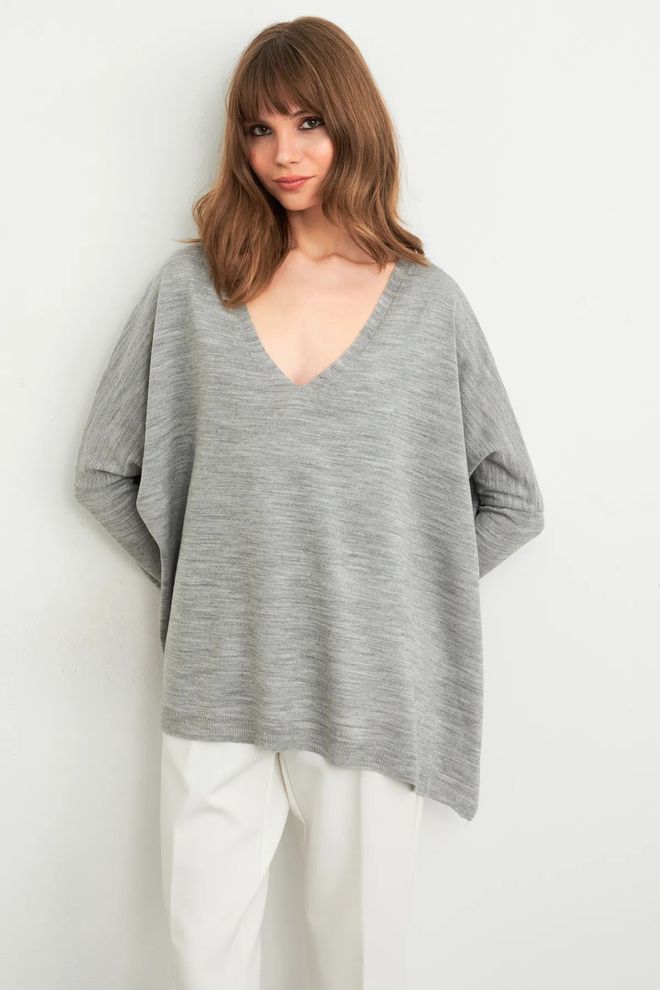 Mina Fashion Camicetta Da Donna Con Scollo A V E Volant Abbigliamento all'ingrosso Casuale