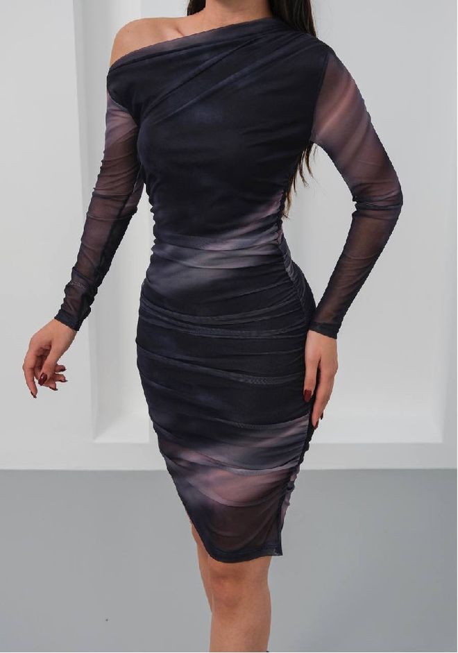 Mistix Čierne Sexy Elegantné Glam Bodycon Šaty Veľkoobchod s oblečením Sexy