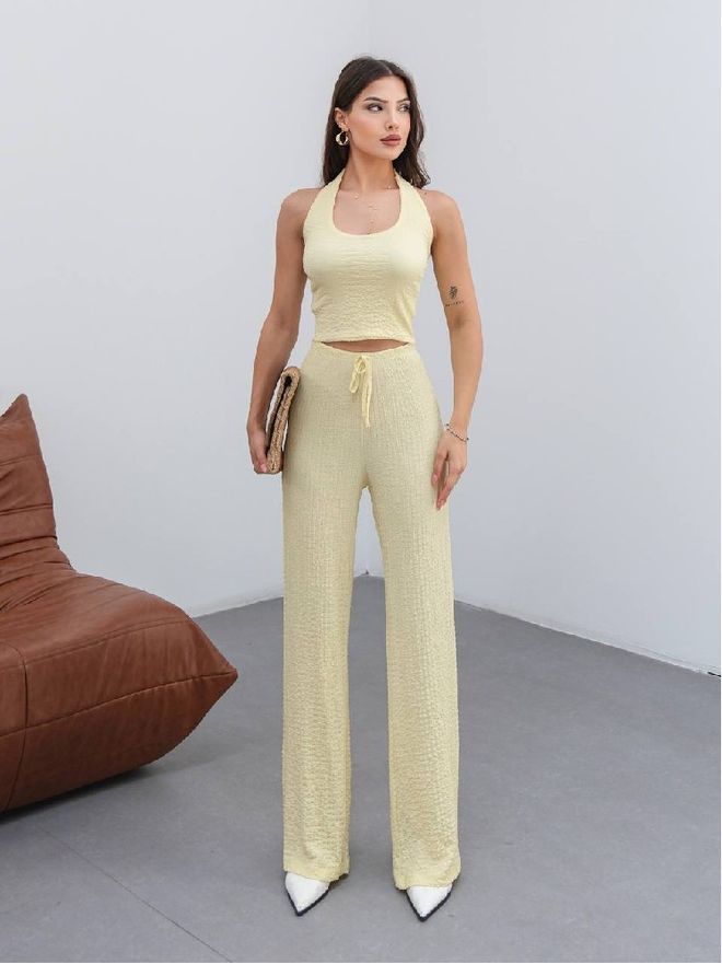 Mistix Beige Casual Sexy Streetwear Set Groothandel Kleding Casual