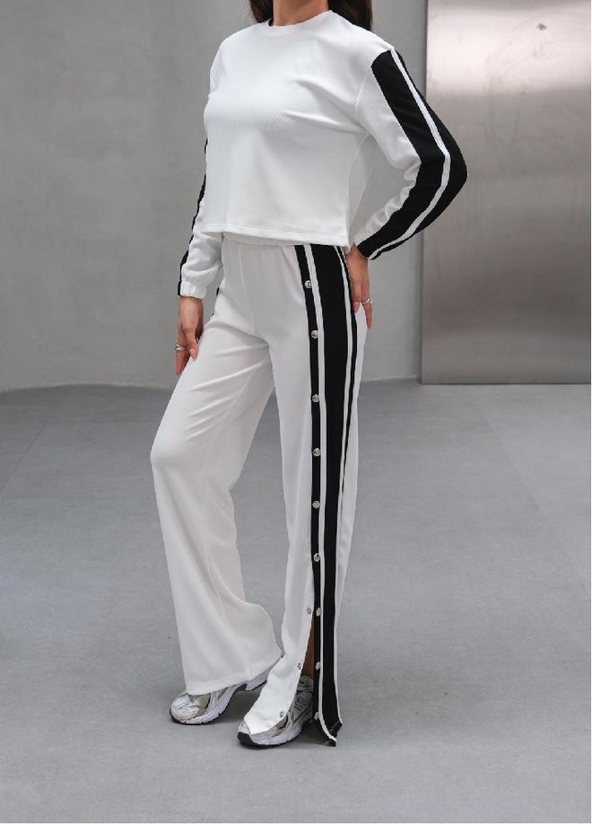 Mistix Комплет Бео Неформалан Спортс Улична Одећа Велепродаја одеће Неформалан