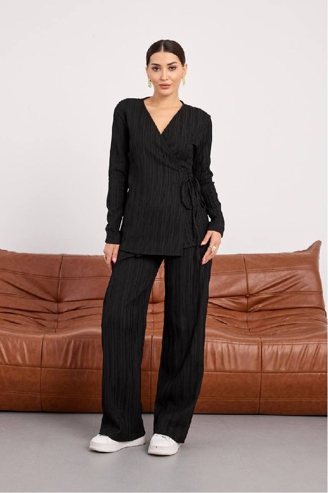 Mistix Комплет Црн Пругаст Неформалан Елегантан Велепродаја одеће Неформалан