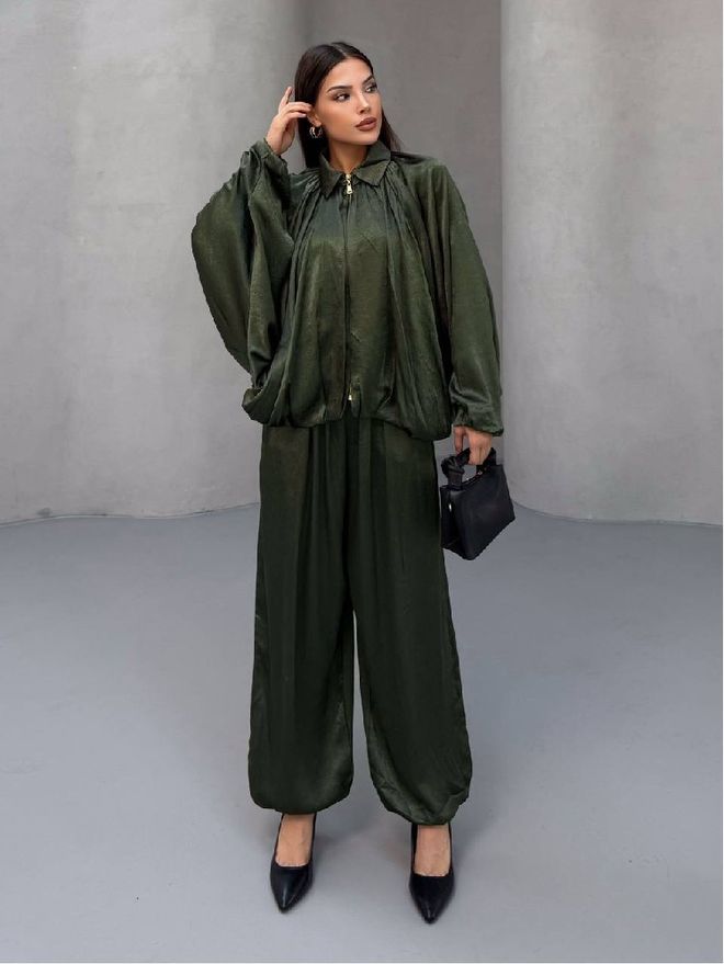 Mistix جلس أخضر محتشم رائع ملابس بالجملة محتشم