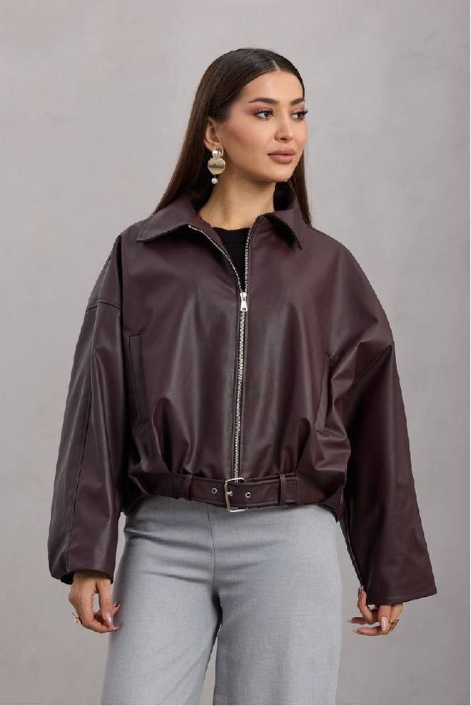 Mistix Ceket Bomber Bordo Toptan Giyim Gündelik