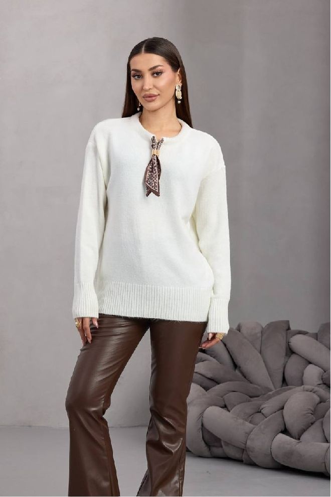 Mistix Camicetta Bianco Casuale Elegante Modesto Abbigliamento all'ingrosso Modesto