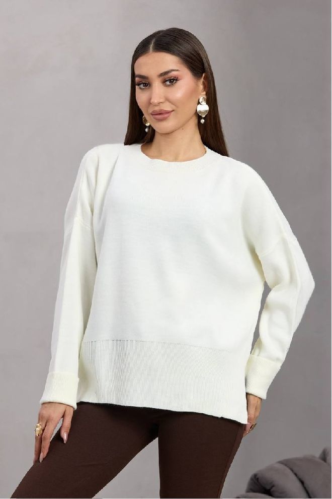 Mistix Blusa Branca Casual Modesta Elegante Roupas por atacado Modesto