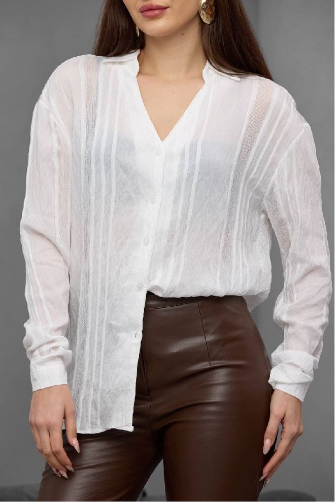 Mistix Бео Неформалан Елегантан Формални Кошуља Велепродаја одеће Неформалан