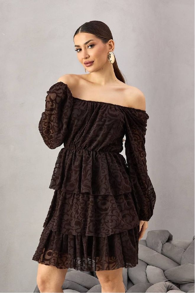 Mistix فستان أسود أنيق صالح ومضيئة ميني ملابس بالجملة كلاسيكي