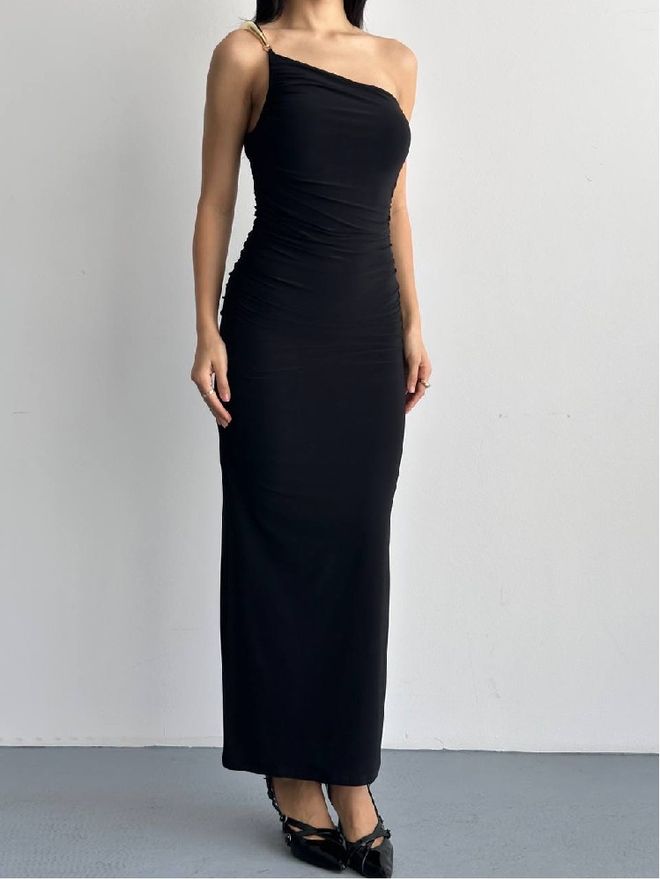 Mistix Juoda Seksuali Eleganti Formalus Glam Suknelė Didmeninė prekyba drabužiais Čiuožėjos