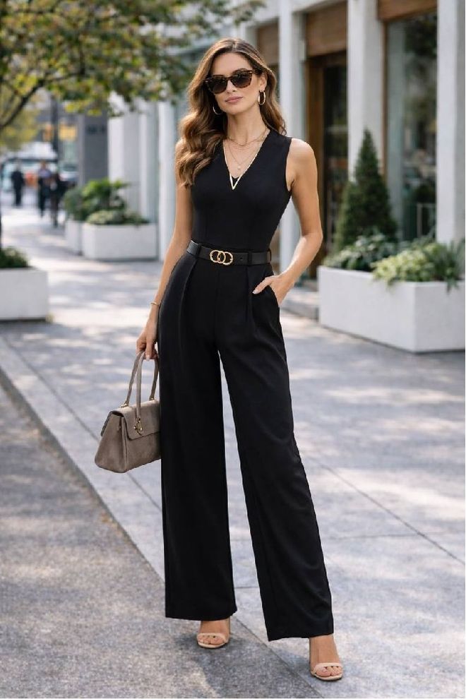 Mistix Juodas Elegantiškas Aptemptas Be Rankovių Kombinezonas Didmeninė prekyba drabužiais Kokteilinė