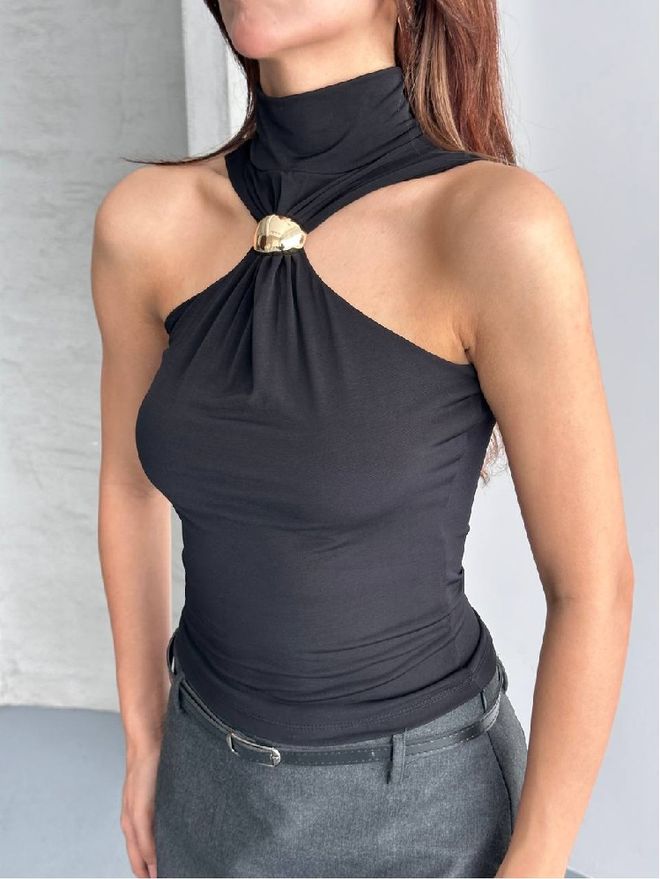 Mistix Čiuožėjos Aptempta Juoda Palaidinė Didmeninė prekyba drabužiais Čiuožėjos