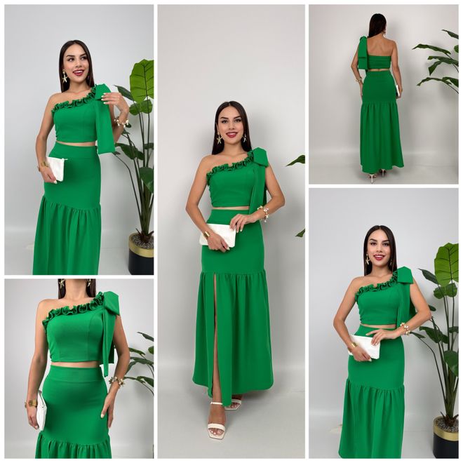 Miss Janell Green Elegant Formal Sexy Set Χονδρικό εμπόριο ενδυμάτων undefined