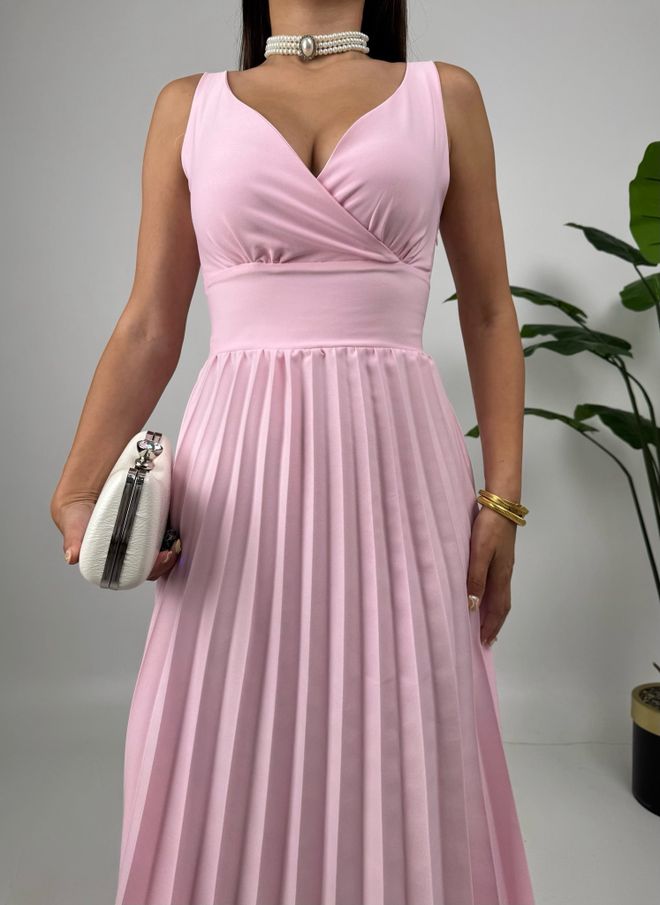 Miss Janell Vestido Rosa Elegante Fit And Flare Roupas por atacado Vintage