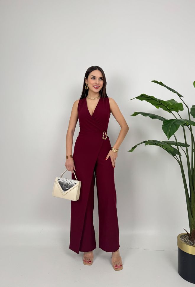 Miss Janell Μπορντό Κομψό Στενή Γραμμή Μπουφάν Ολόσωμη Φόρμα Χονδρικό εμπόριο ενδυμάτων Σέξι