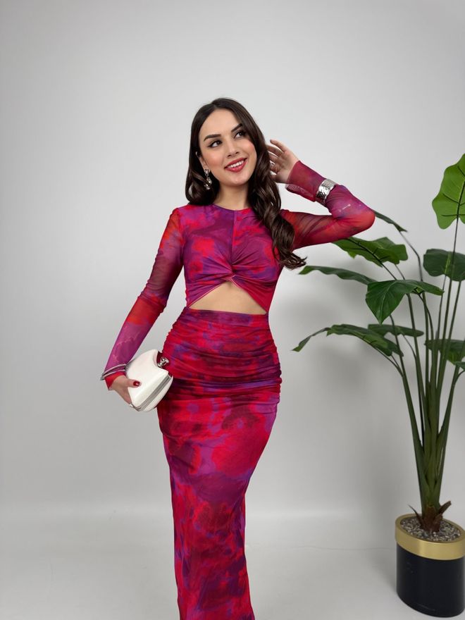 Miss Janell Red Sexy Elegant Formal Glam Bodycon Dress Wholesale Clothing Birthday