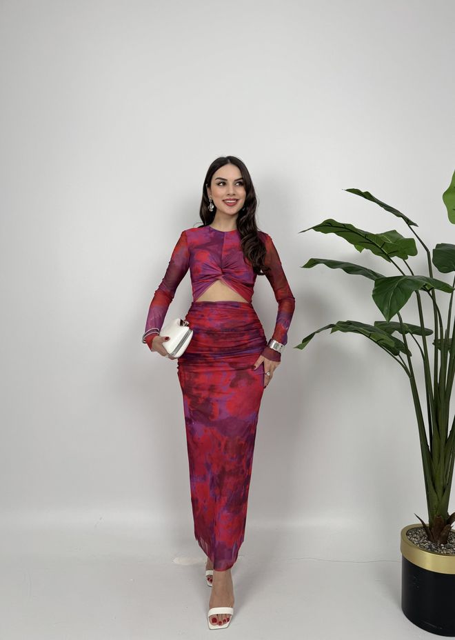 Miss Janell Red Sexy Elegant Formal Glam Bodycon Dress Wholesale Clothing Sexy