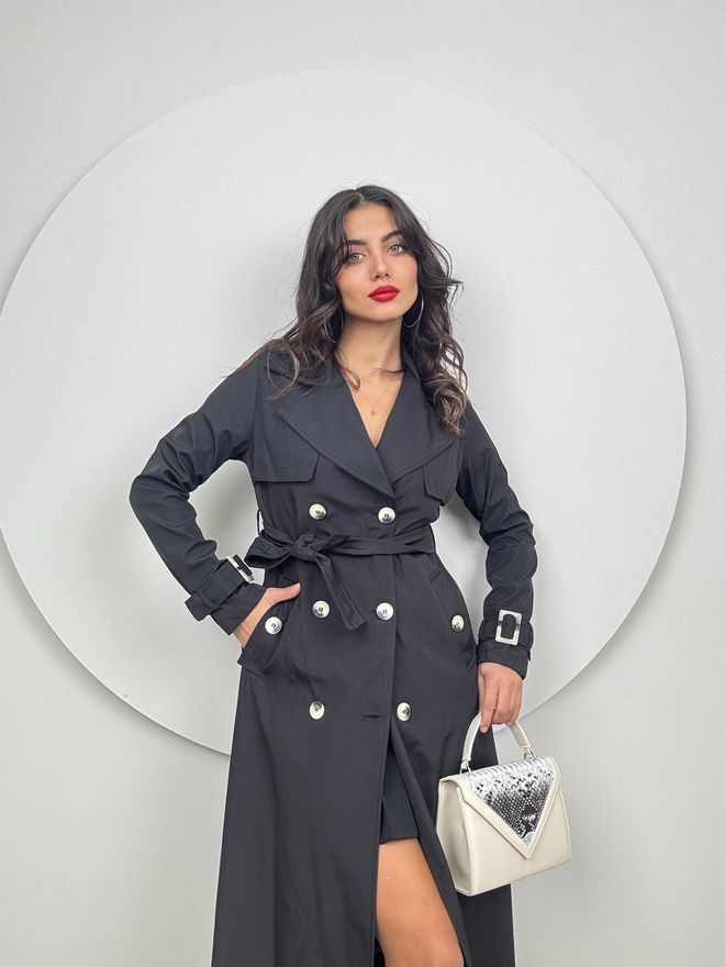 Miss Janell Preto Elegante Formal Vintage Gabardine Roupas por atacado Casual