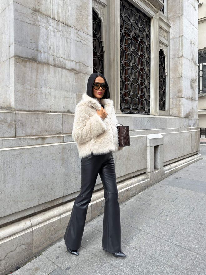 Miss Janell Bej Zarif Işıltılı Nostaljik Resmi Seksi Retro Kaban Toptan Giyim Nostaljik