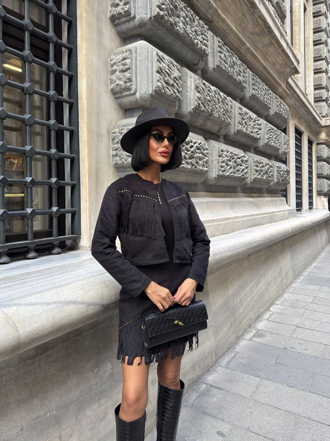 Miss Janell جيبة سوداء ضيقة ميني بخصر متوسط ملابس بالجملة جنسي