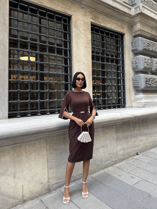 Miss Janell Brown Elegant Formal Sheath Dress Wholesale Clothing Elegant