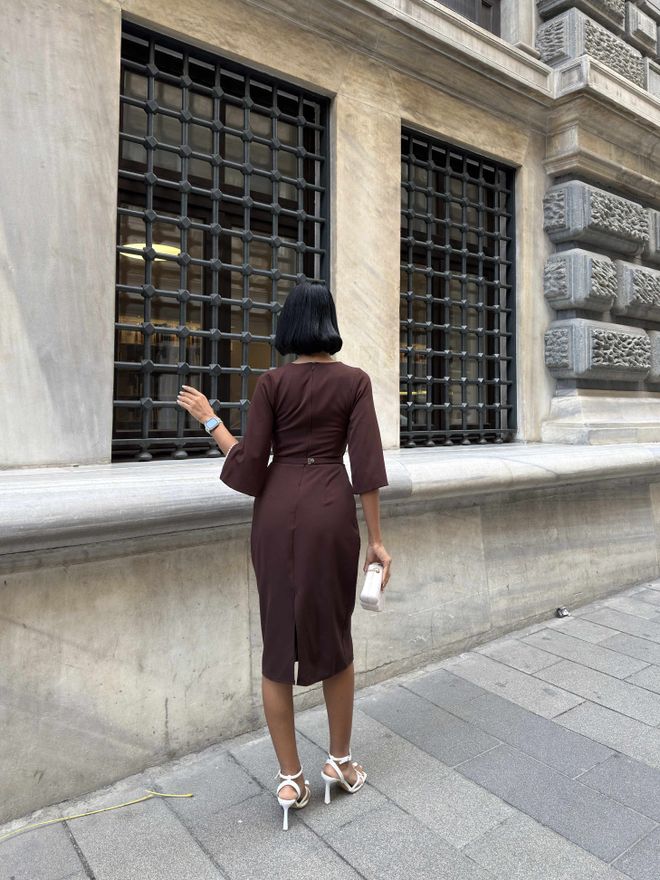 Miss Janell Brown Elegant Formal Sheath Dress Wholesale Clothing Work