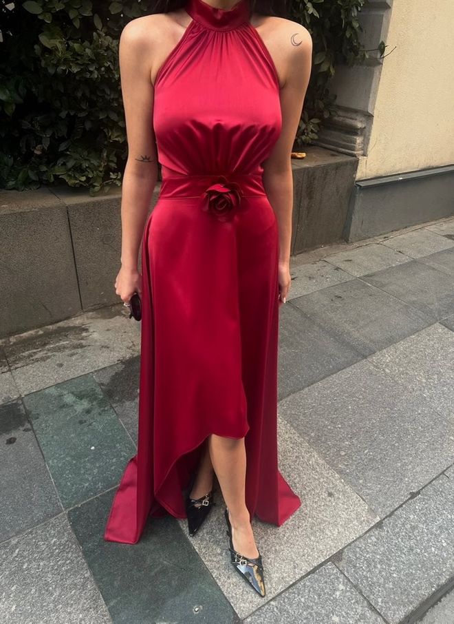 Miss Janell Robe Rouge Bordeaux Coupe Cintrée Vêtements en gros Sexy