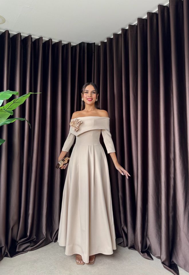 Miss Janell Елегантна Бео Хаљина Фит Анд Флэр Велепродаја одеће Винтаге