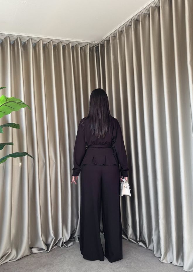 Miss Janell Brown Elegantes Lässiges Sport Set Großhandelskleidung Modest