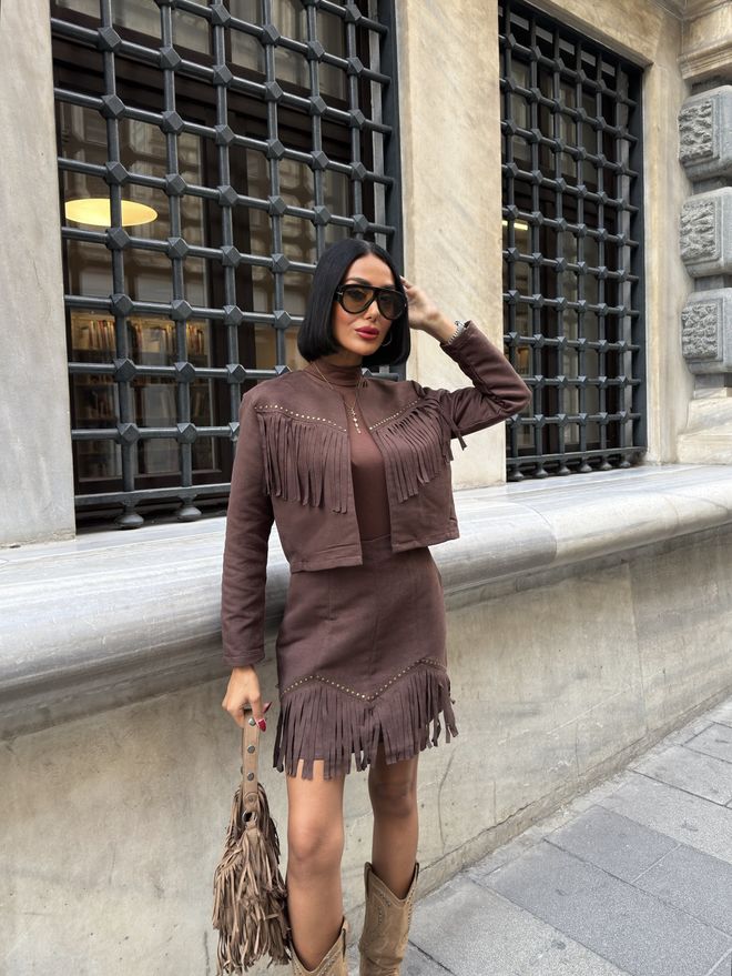 Miss Janell Brązowy Bodycon Mini Średni Stan Odzież Wsuwana Hurtowa sprzedaż odzieży Przyjęcie