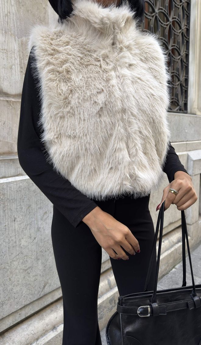 Miss Janell Colete Bege Casual Elegante Vintage Roupas por atacado Vintage