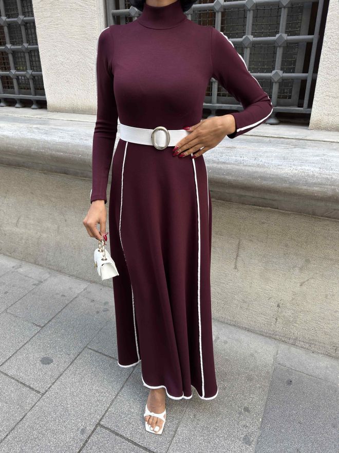 Miss Janell Roșu Bordo Conservator Elegant Formal Rochie Îmbrăcăminte cu ridicata Conservator