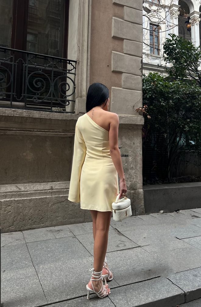 Miss Janell Yellow Elegant Sexy Bodycon Mini Dress Wholesale Clothing Birthday