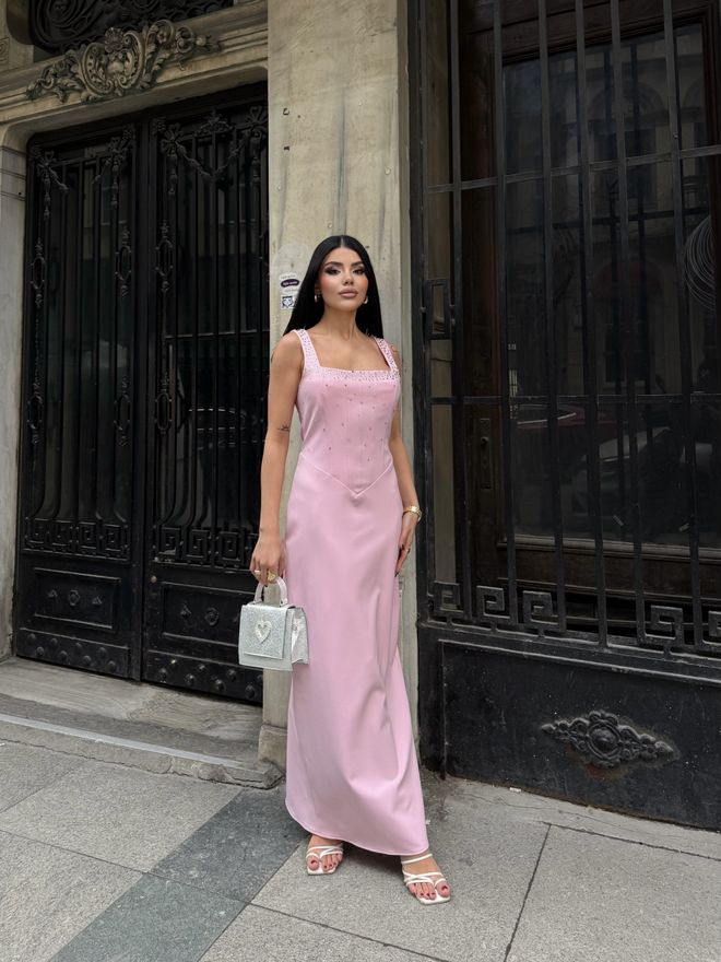 Miss Janell Pink Sexy Elegant Formal Glam Slip Dress Wholesale Clothing Cocktail