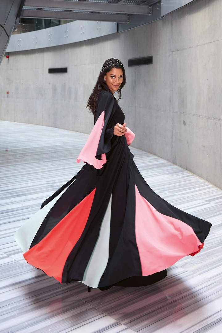 Un model de îmbrăcăminte angro poartă 34134 - Dress - Black, turcesc angro Rochie de Mizalle