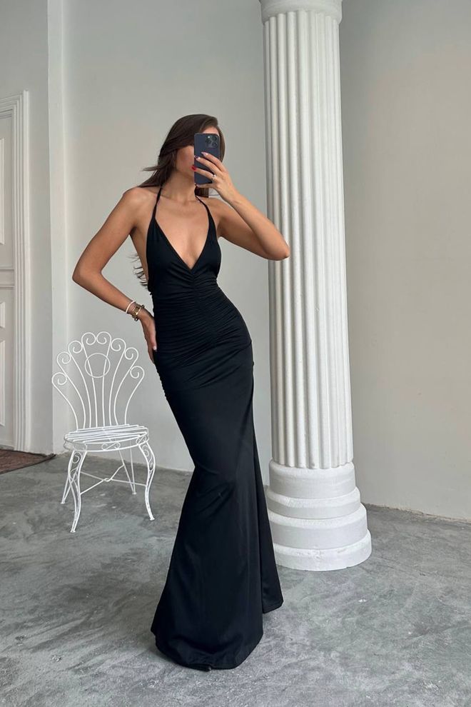 Mode Roy Vestito Nero Sexy Elegante Bodycon Abbigliamento all'ingrosso Sexy