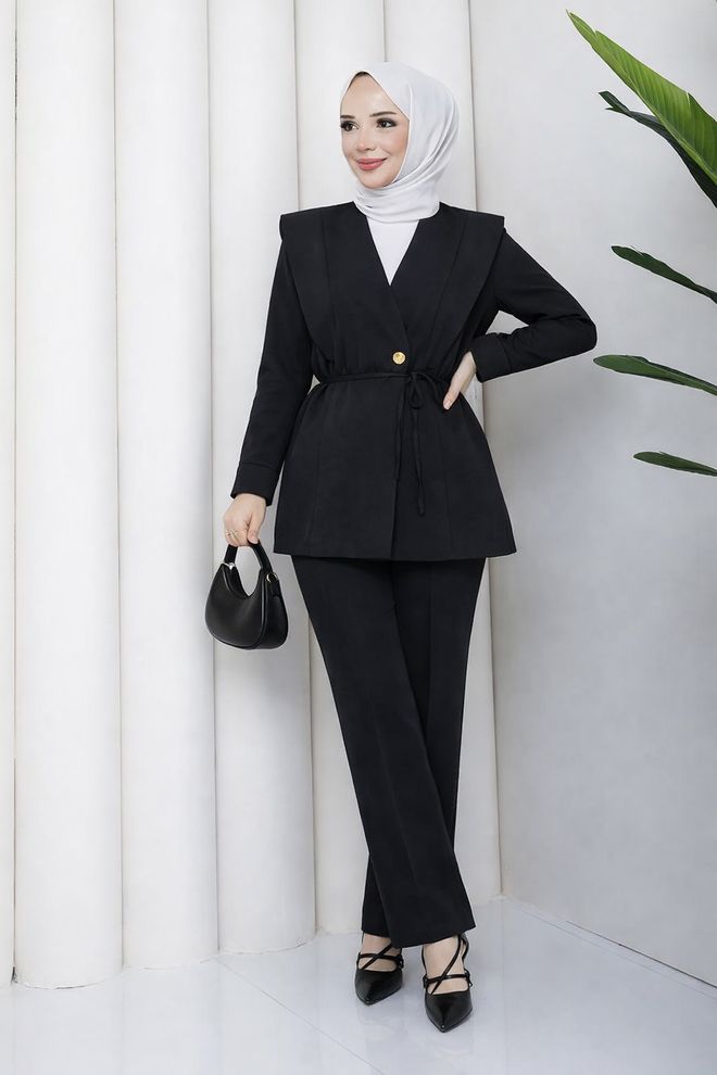 Mode Roy Черный Элегантный Формальный Поставил Оптовая продажа одежды 1