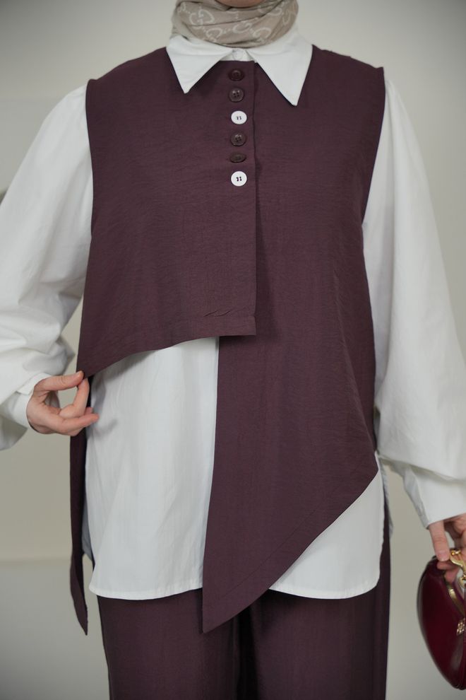 Mode Roy Σετ Elegant Palazzo Σε Λευκό Χονδρικό εμπόριο ενδυμάτων Απλό